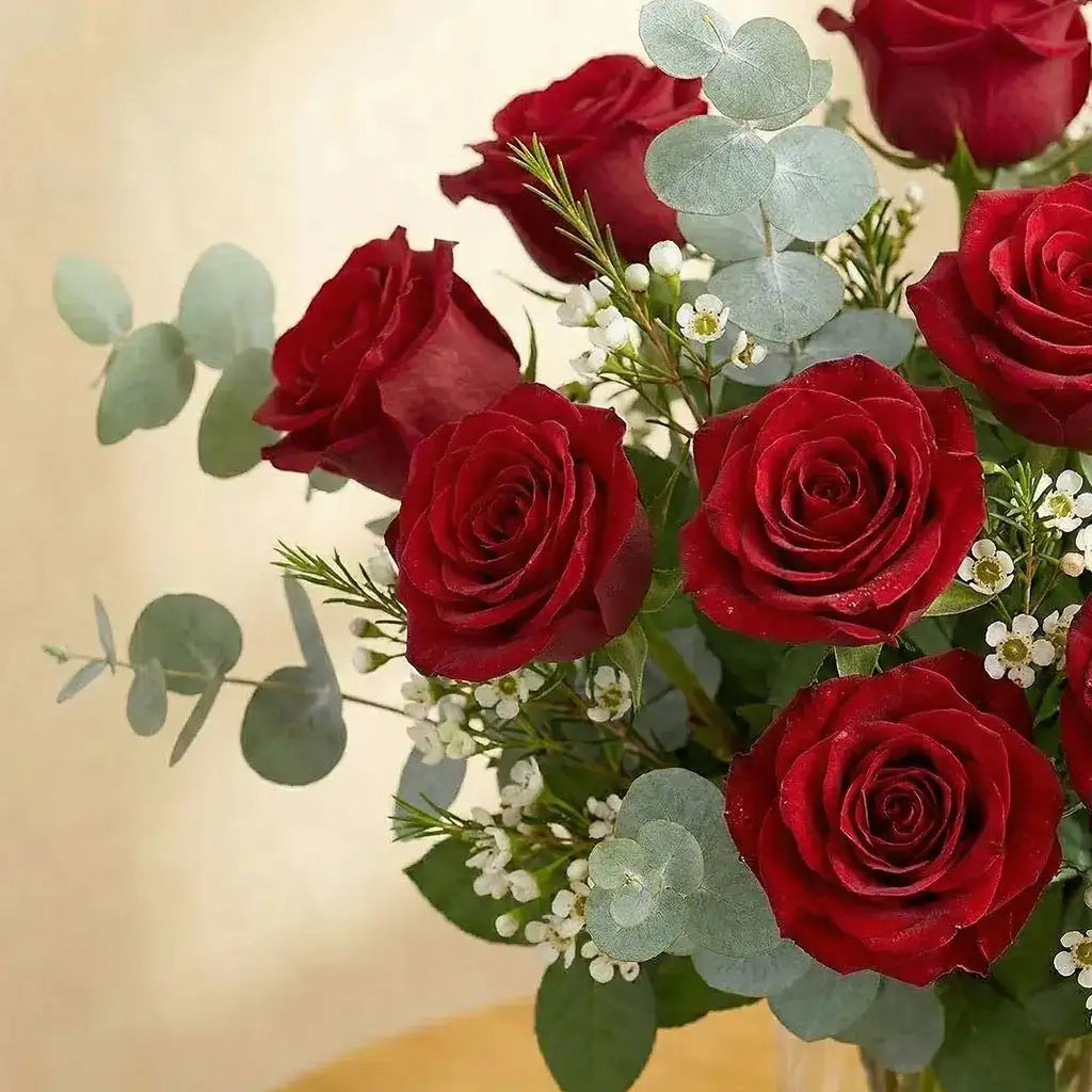 12 Red Roses Bouquet